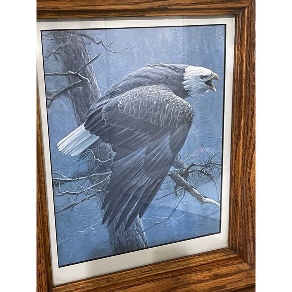 Robert Bateman “The Air, Forest And The Watch” Digital Art Bald Eagle Print - Picture 4 of 11
